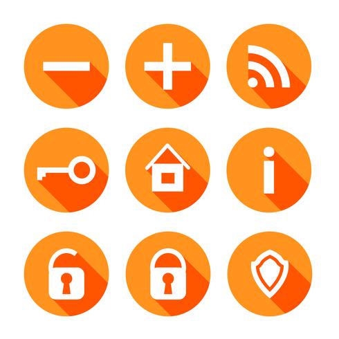 iconos web vector