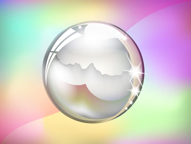 Crystal ball vector