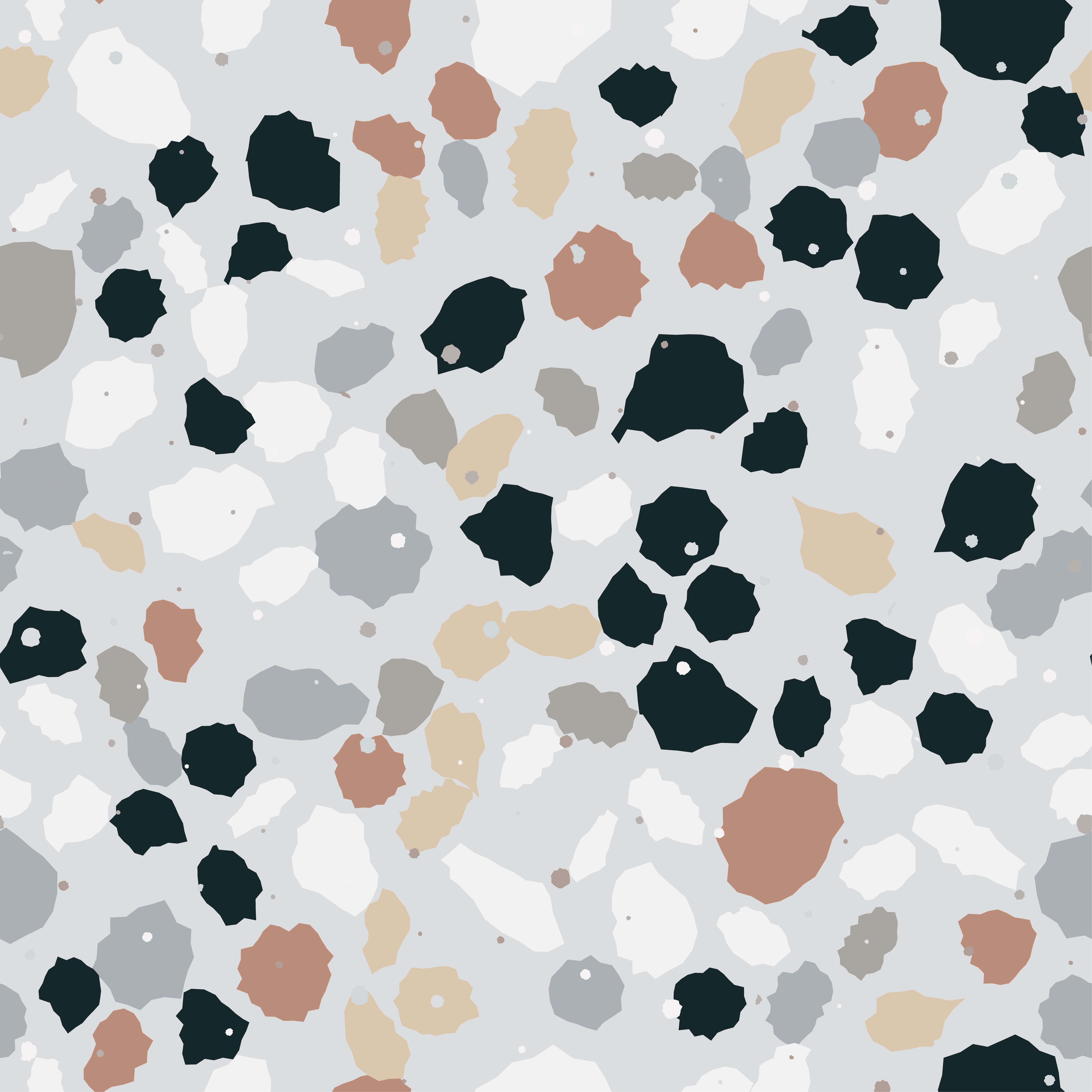 Terrazzo seamless pattern. Imitation of a Venetian stone floor 341672 ...