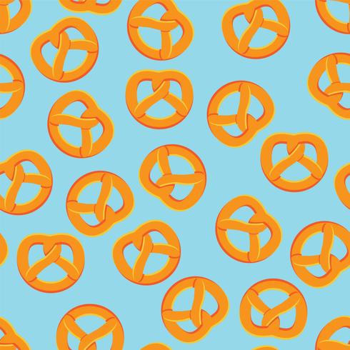 seamless pattern bagel vector