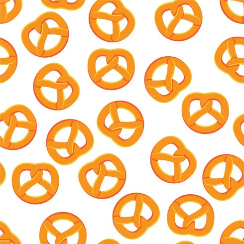 seamless pattern bagel vector