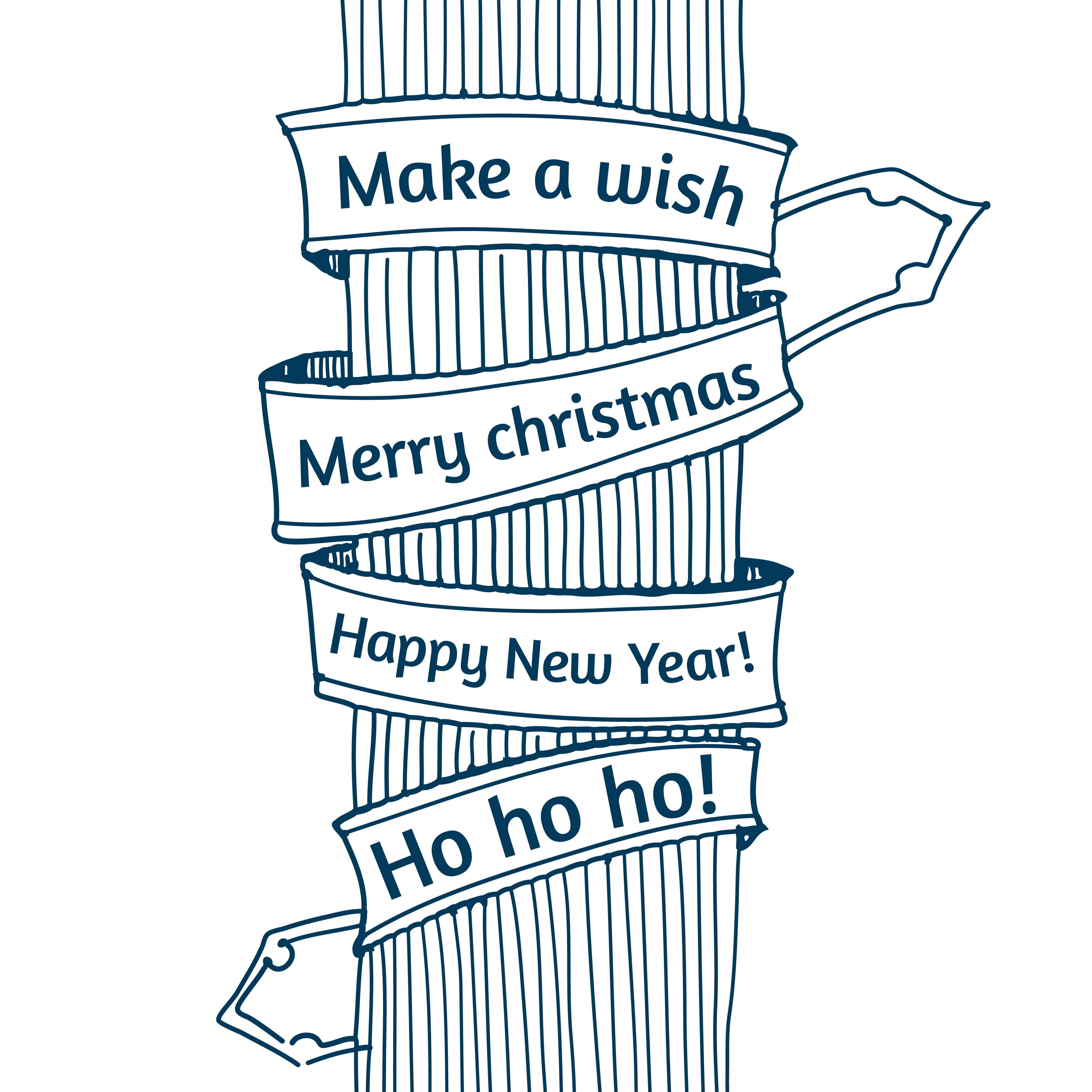 Happy New Year and Merry Christmas 341780 Vector Art at Vecteezy