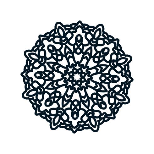 Template snowflakes laser cut and engraved. vector