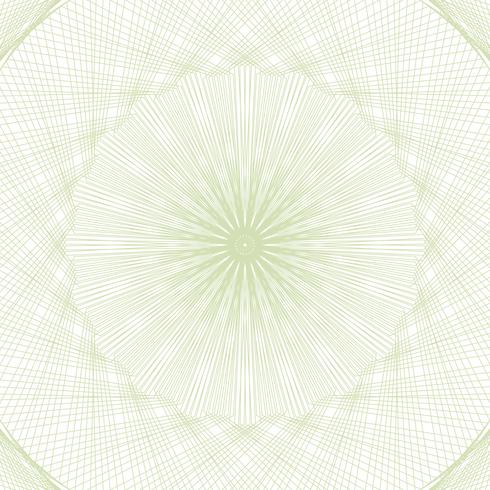 Guilloche pattern rosette for  play money or other security papers     vector