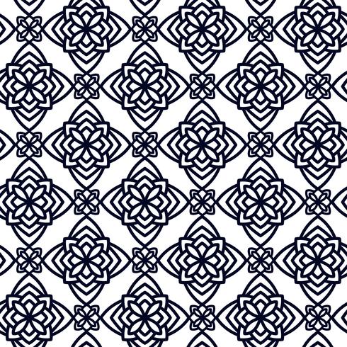 Square Pattern panel for laser cutting with mandalas. vector