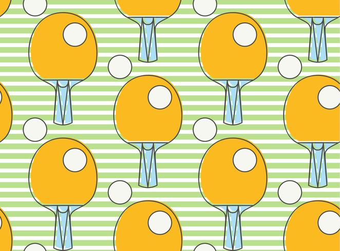  Seamless pattern Ping pong racket. League Table Tennis.  vector