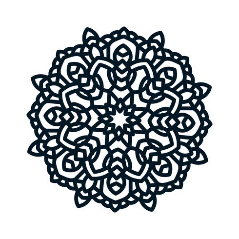 Template snowflakes laser cut and engraved. vector