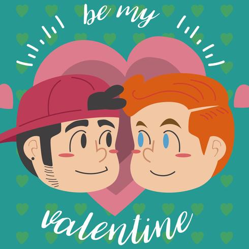 Be my valentine vector