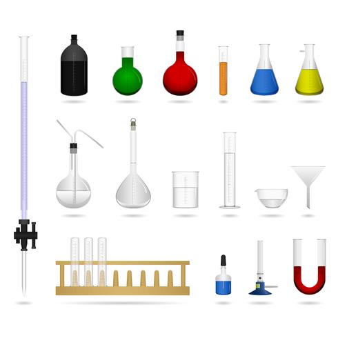 Science lab laboratory equipment tool.  vector