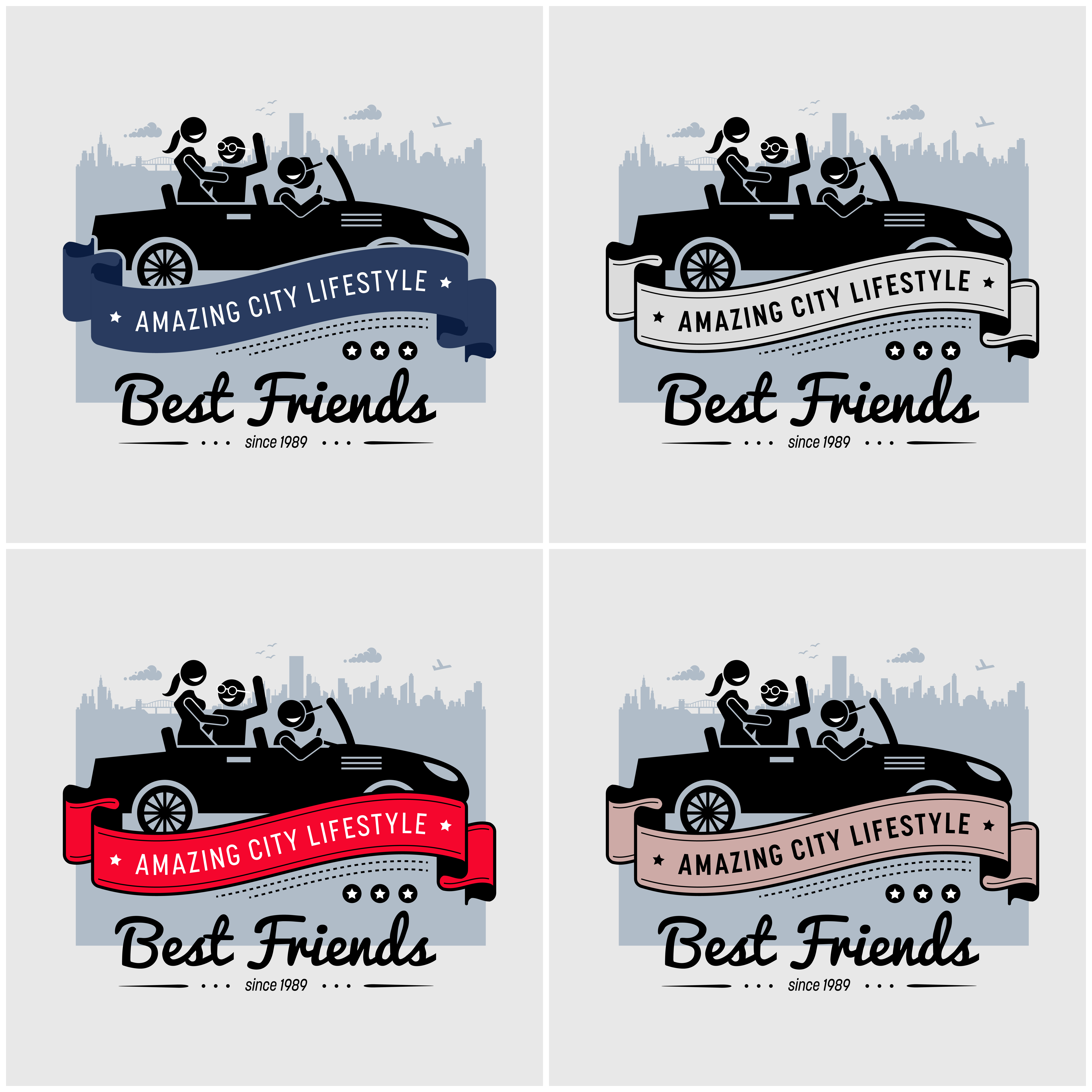 Best Friends And Friendship Logo Or Banner Design Vector Art At Vecteezy Best Friends And Friendship Logo Or Banner Design Vector Art At Vecteezy