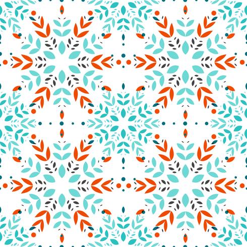 Flower seamless pattern. vector