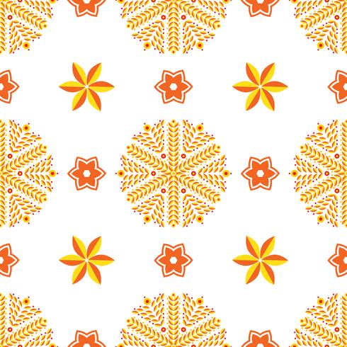 Fondo de lujo naranja art deco. vector