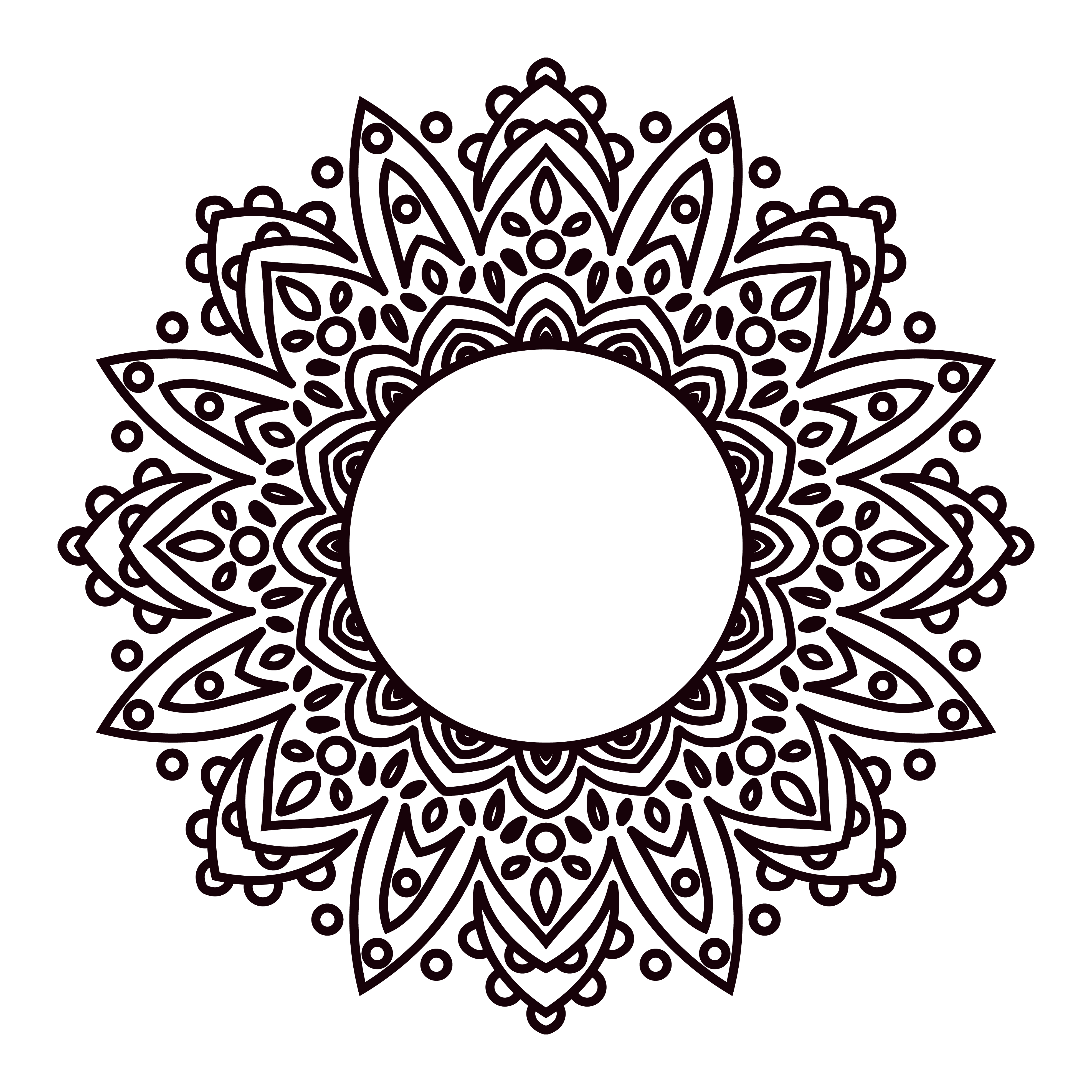 Mandalas. Ethnic decorative elements in a circle. 342756 Vector Art at