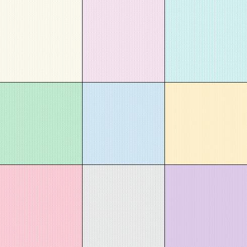 Pastel Knit Texture background patterns vector