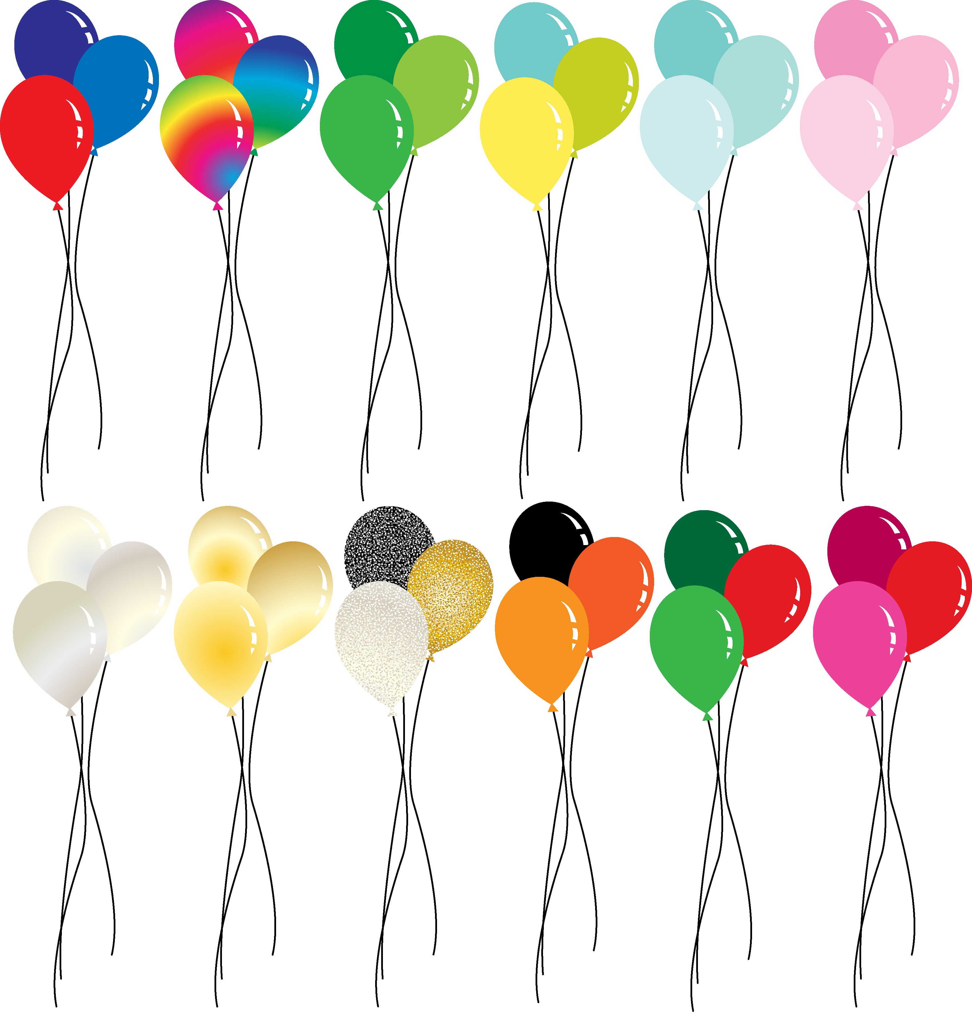holiday balloon clipart 342937 Vector Art at Vecteezy