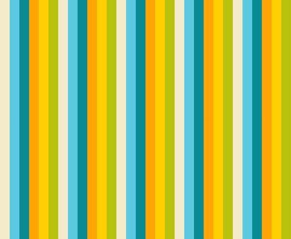 Vertical lines retro color pattern.  vector