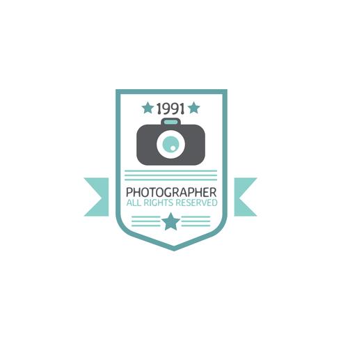 Photography Badges and Labels in Vintage Style vector