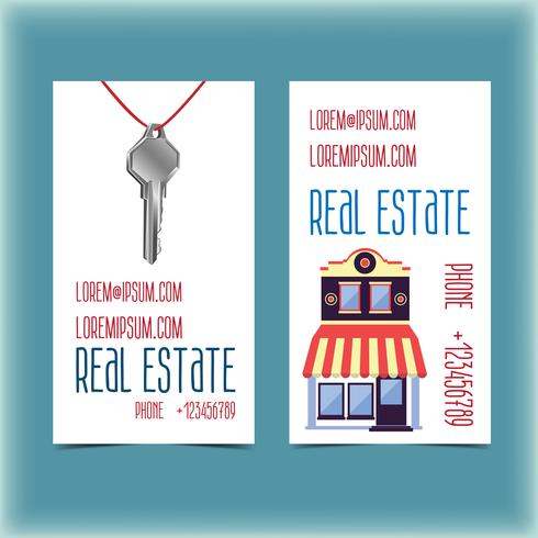 Business Cards  real estate vector