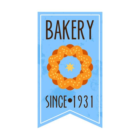 Collection of vintage retro bakery  vector