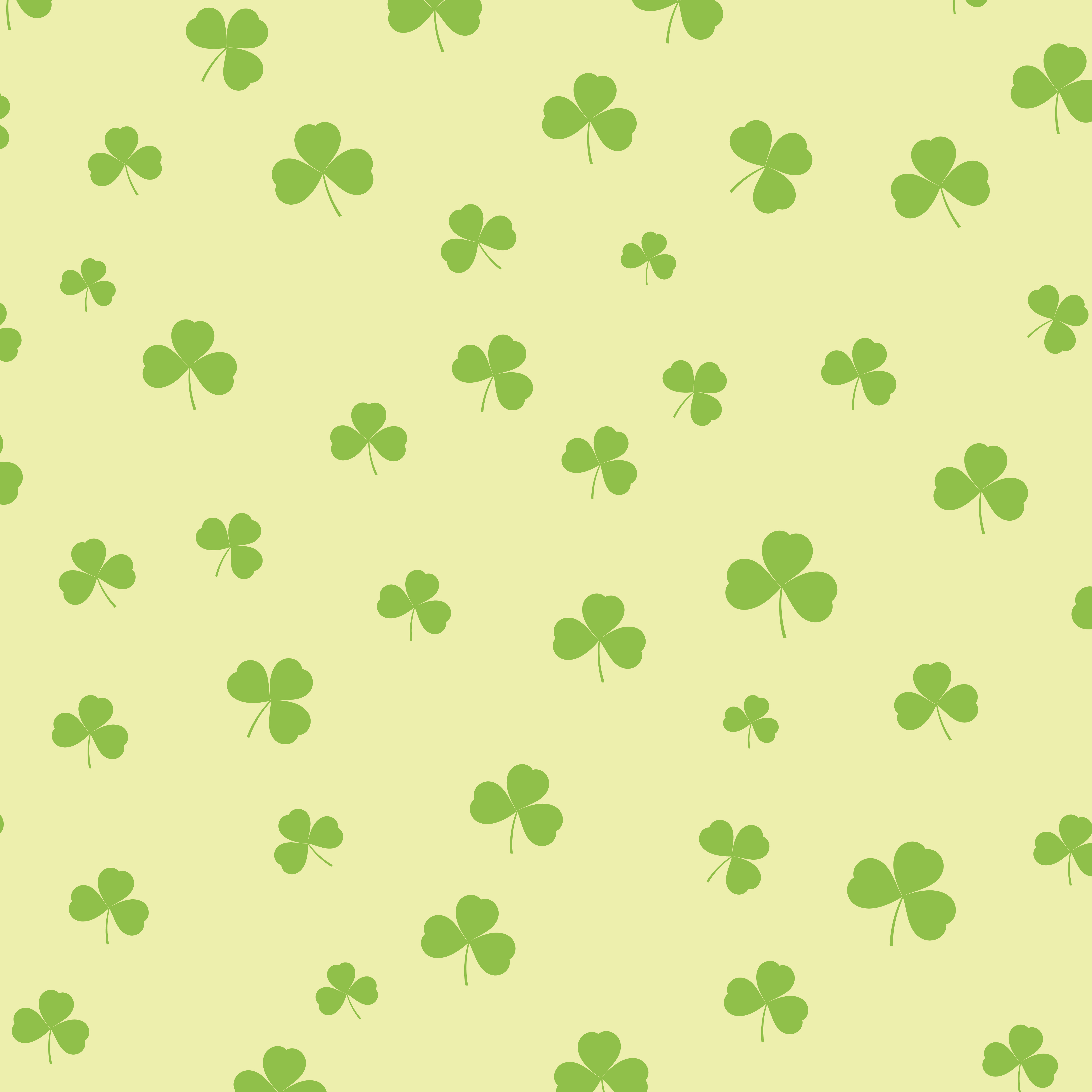 St Patricks Day Background With Shamrock Pattern 343145 Vector Art At