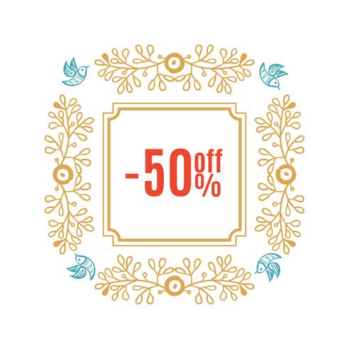 Bright Christmas sale banner  vector