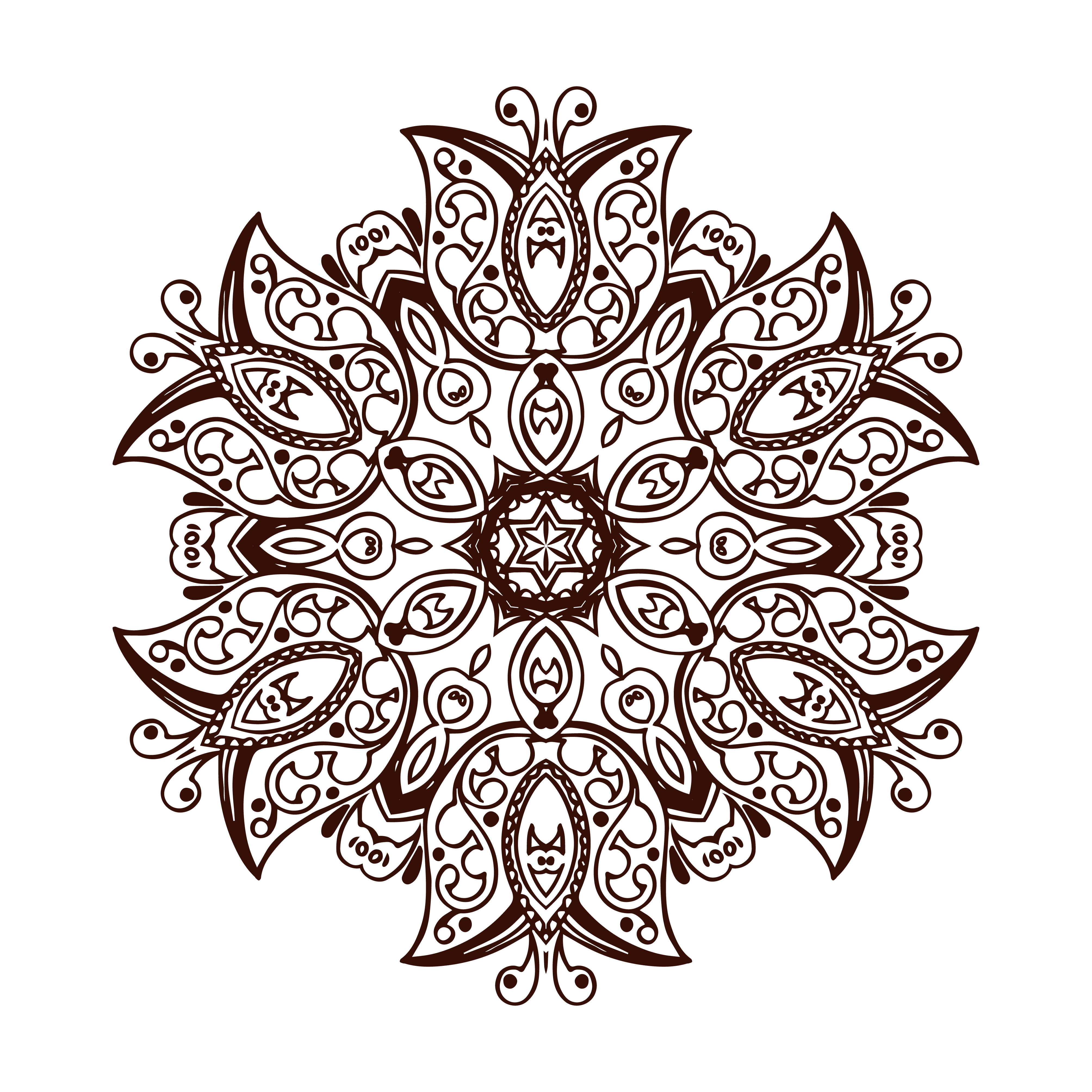 Download Mandala banner, Indian style. 343204 - Download Free ...