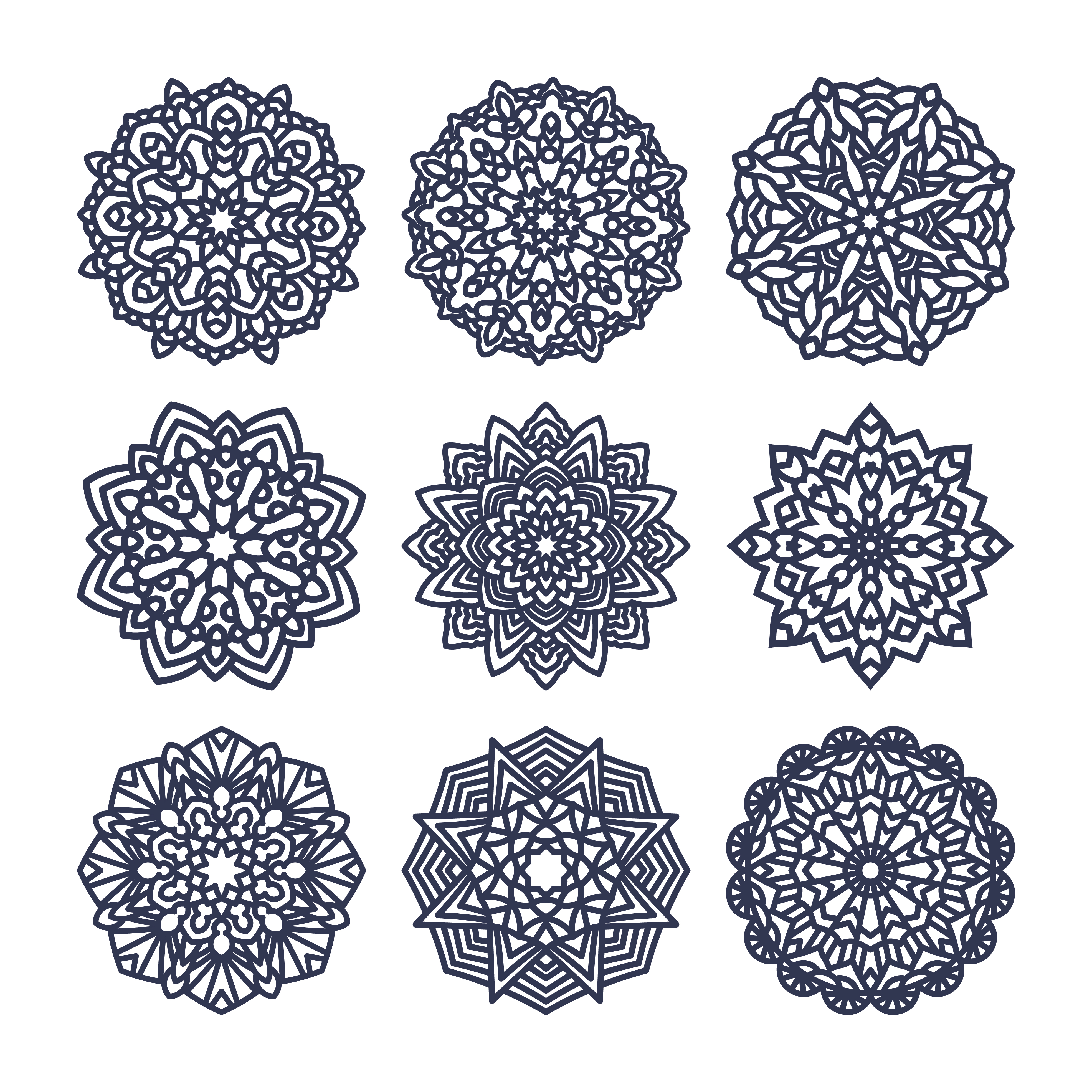 Download Set of mandalas. Indian wedding meditation. - Download ...