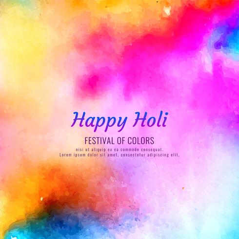 Resumen Holi feliz hermoso fondo vector