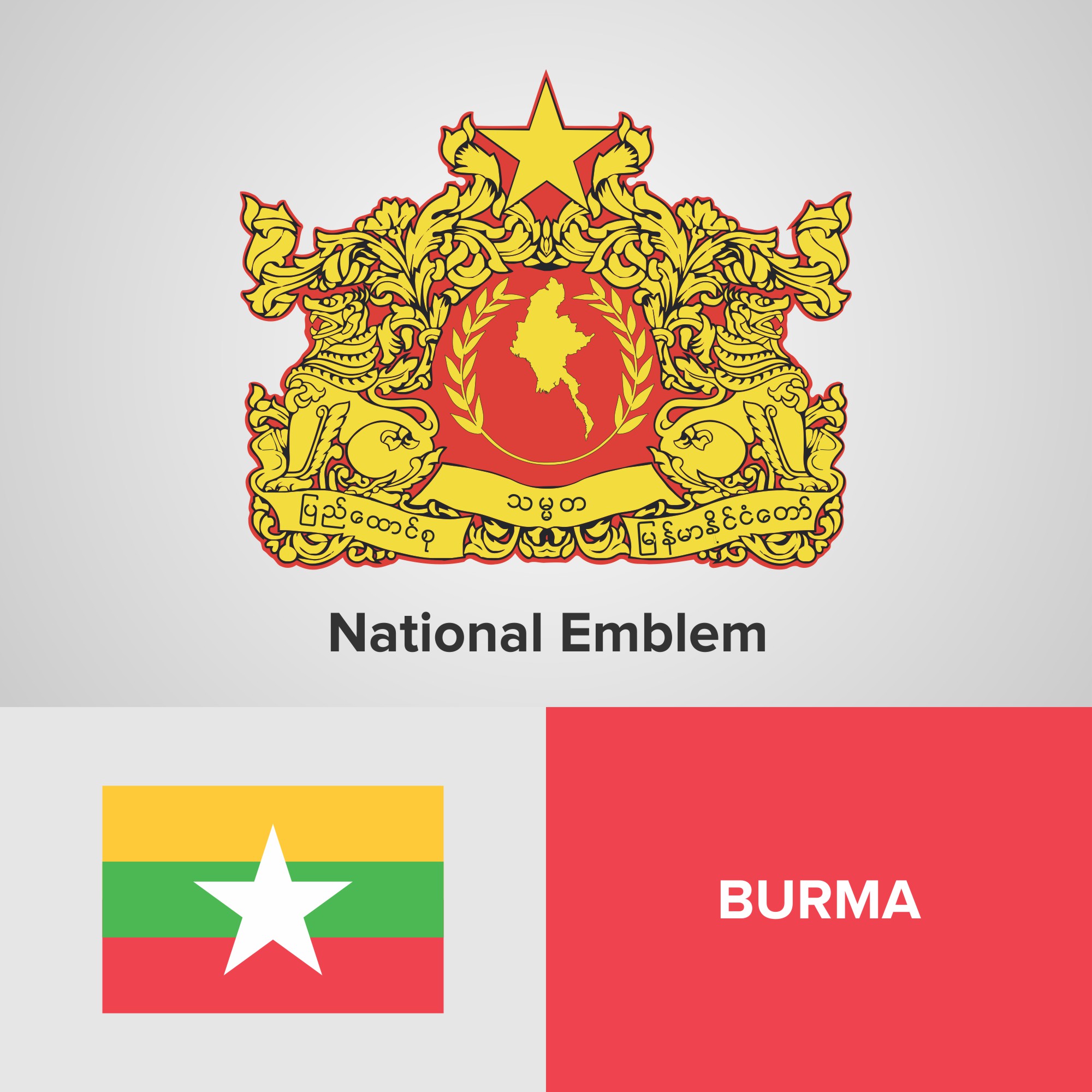 Download National Emblem, Map and flag - Download Free Vectors ...