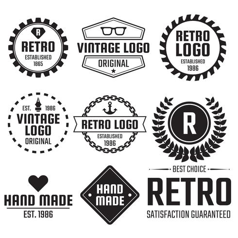 Vintage Retro Vector Logo para banner
