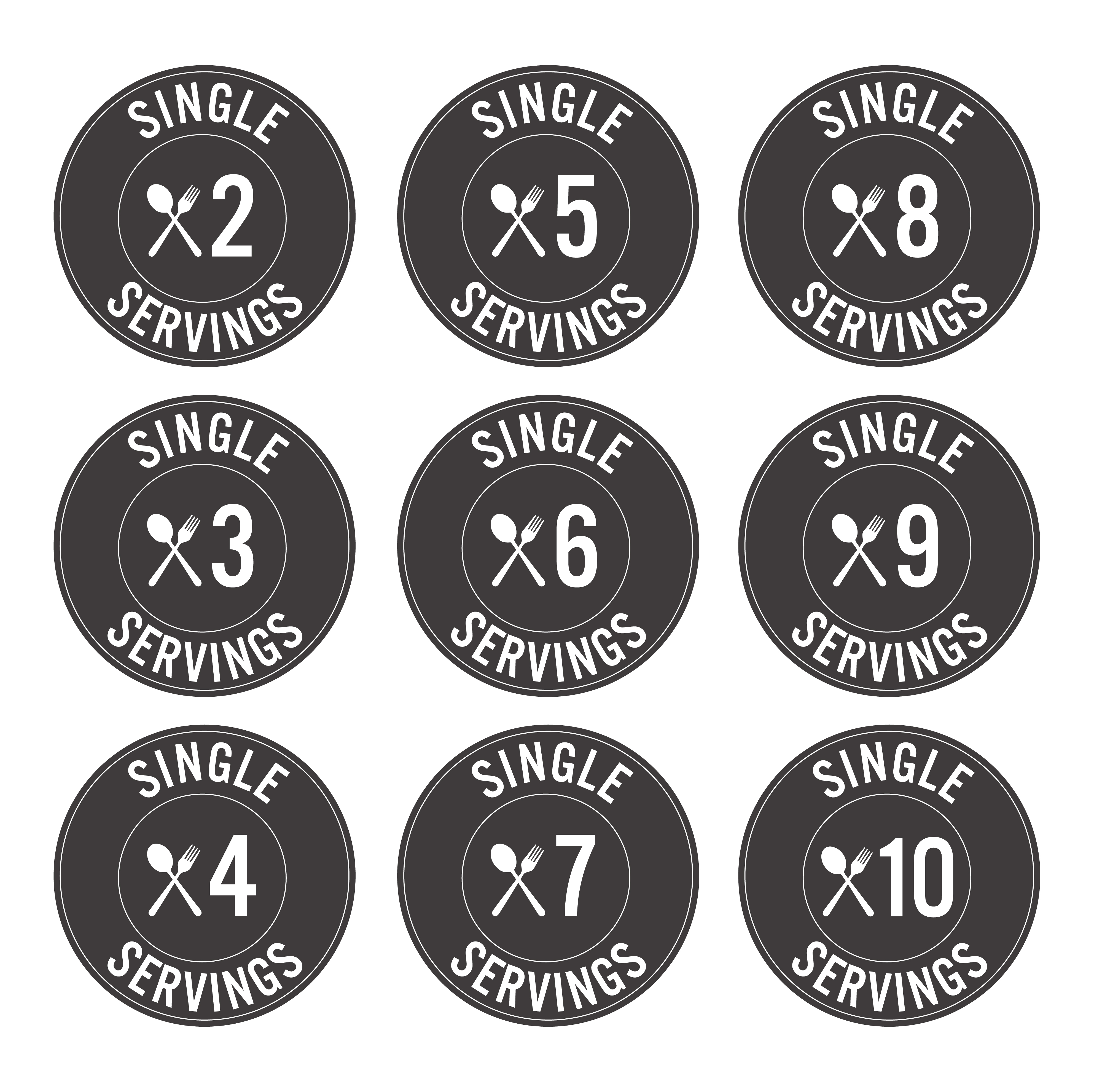 Per Serving Free Vector Art (70 Free Downloads)