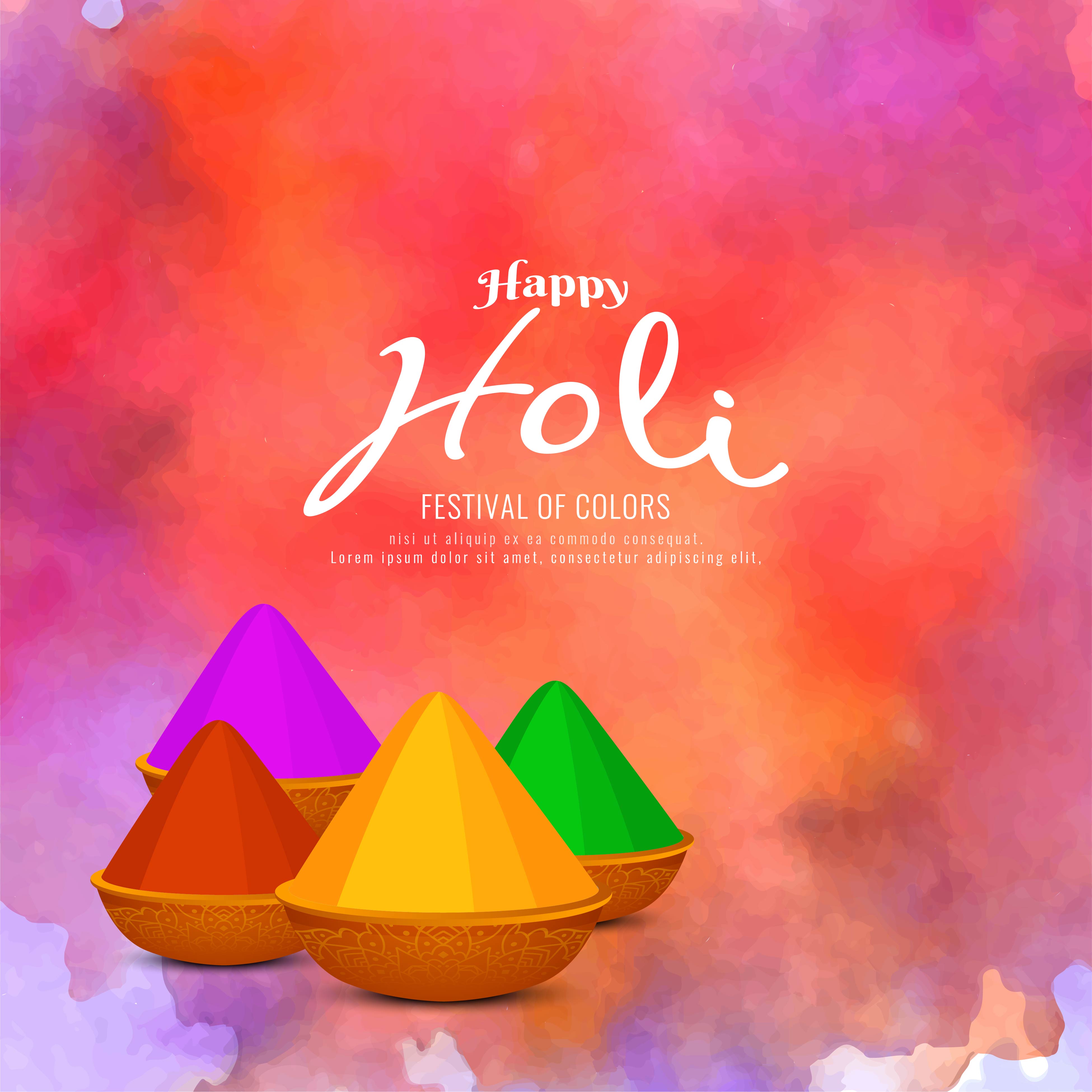 Abstract Happy Holi Celebration Background 343464 Vector Art At Vecteezy