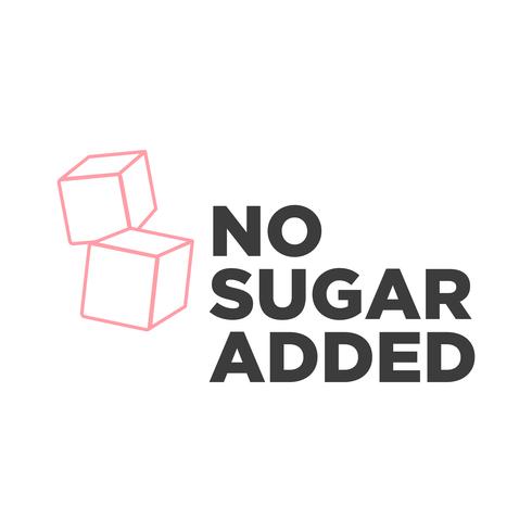 No Sugar added icon. vector