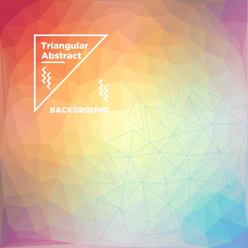 Triangular Polygonal Background vector