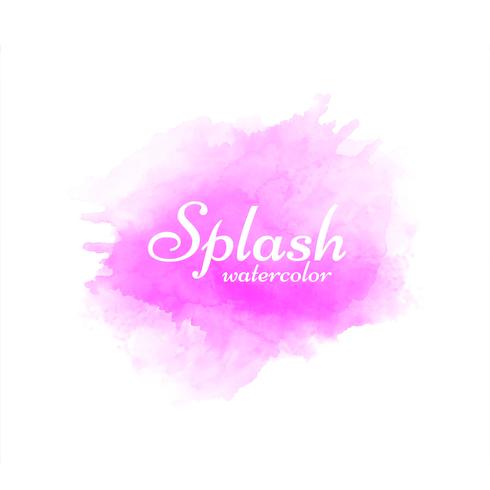 Modern colorful watercolor splash background vector