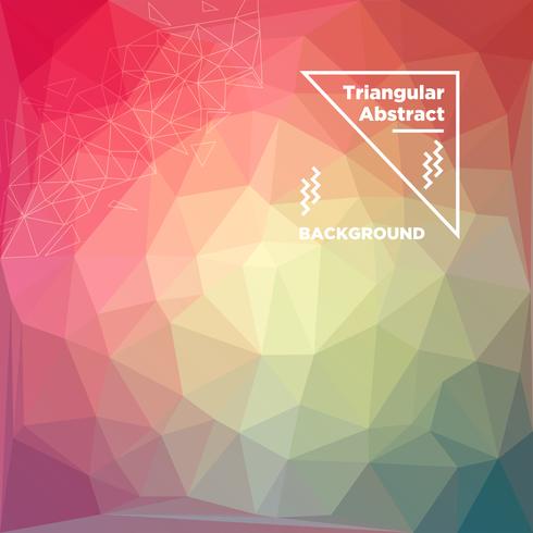 Triangular Polygonal Background vector