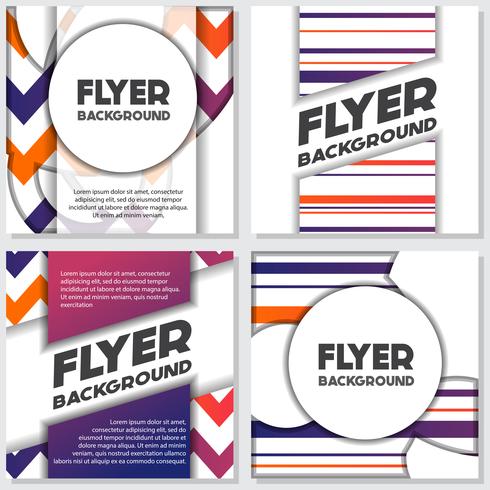 fresh background flyer style background Design Template vector