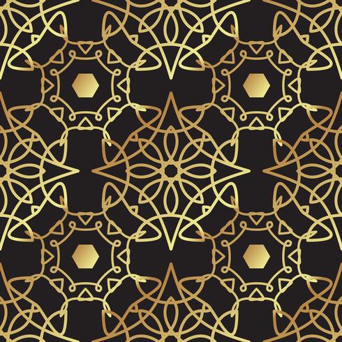 Vintage luxury gold background art deco  vector