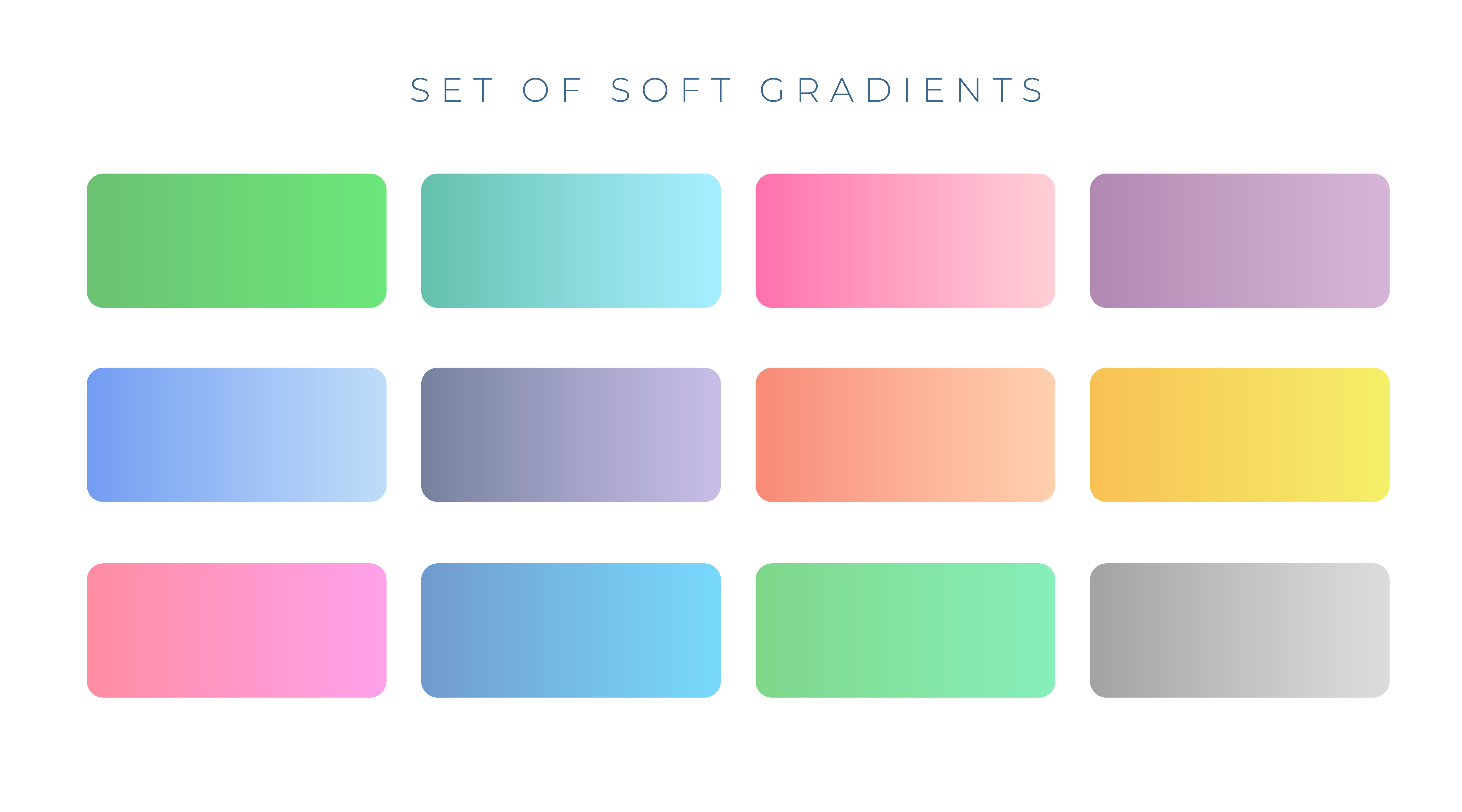 elegant soft color gradient swatches - Download Free Vector Art, Stock
