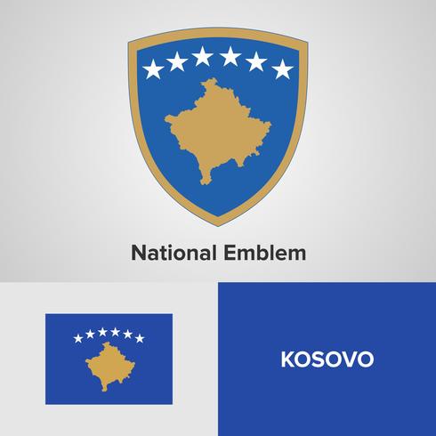 National Emblem, Map and flag  vector