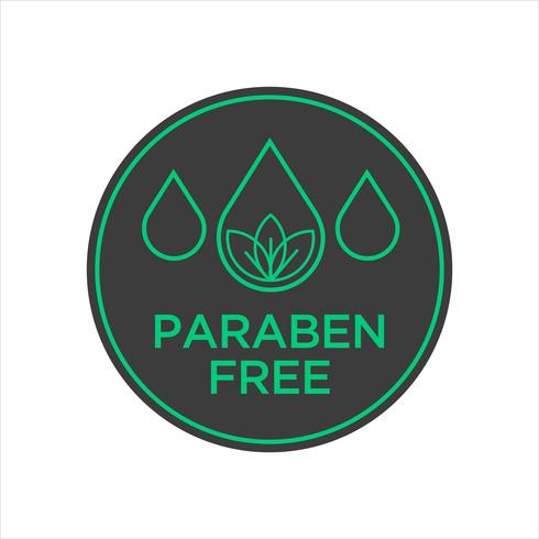 Paraben Free Icon.  vector