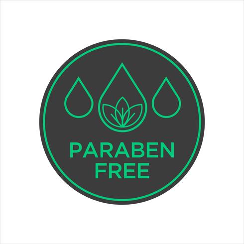 Icono Libre De Paraben. vector