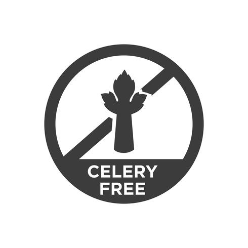 Celery free icon. vector