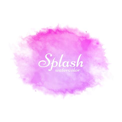 Modern colorful watercolor splash design vector