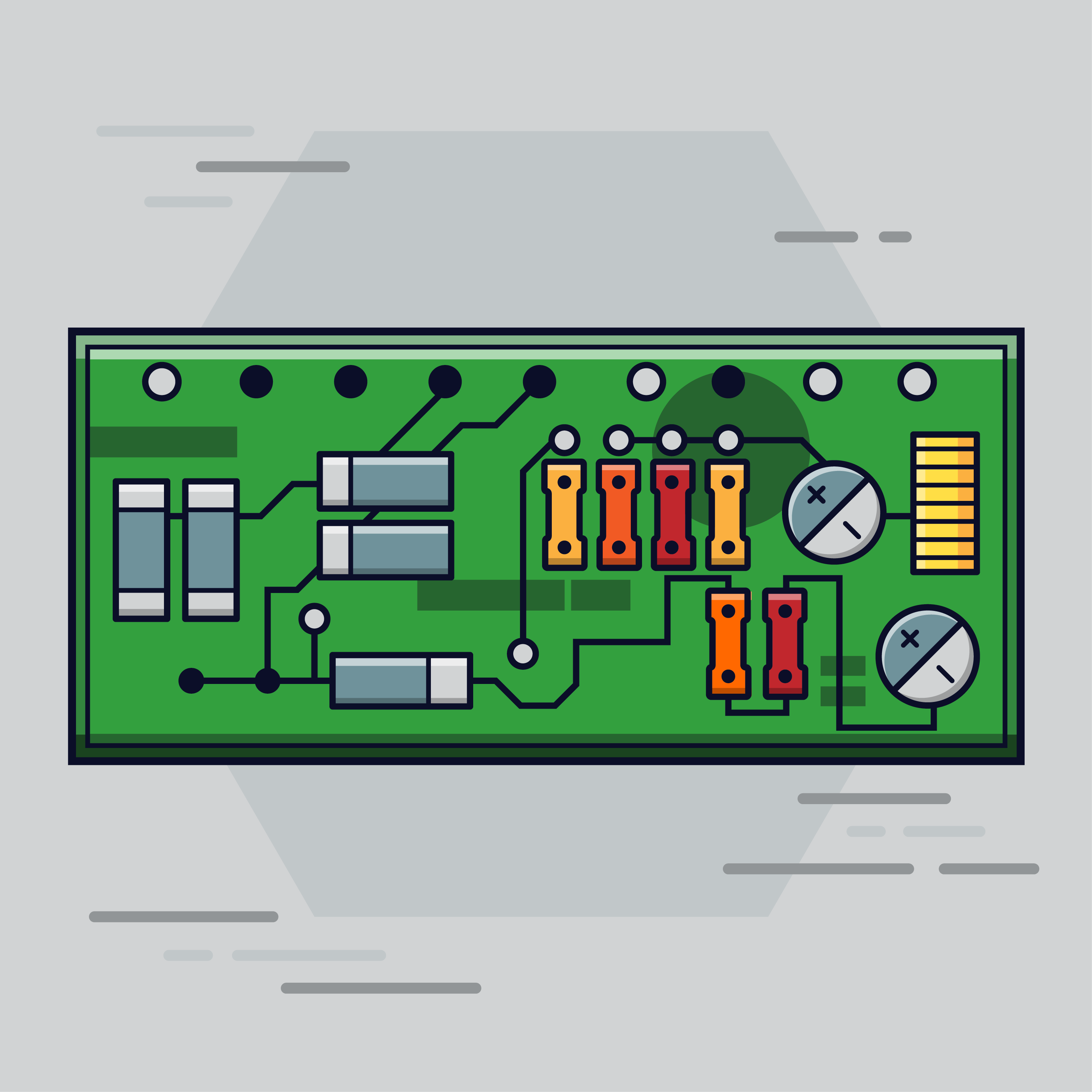 Electronic Circuit Clip Art