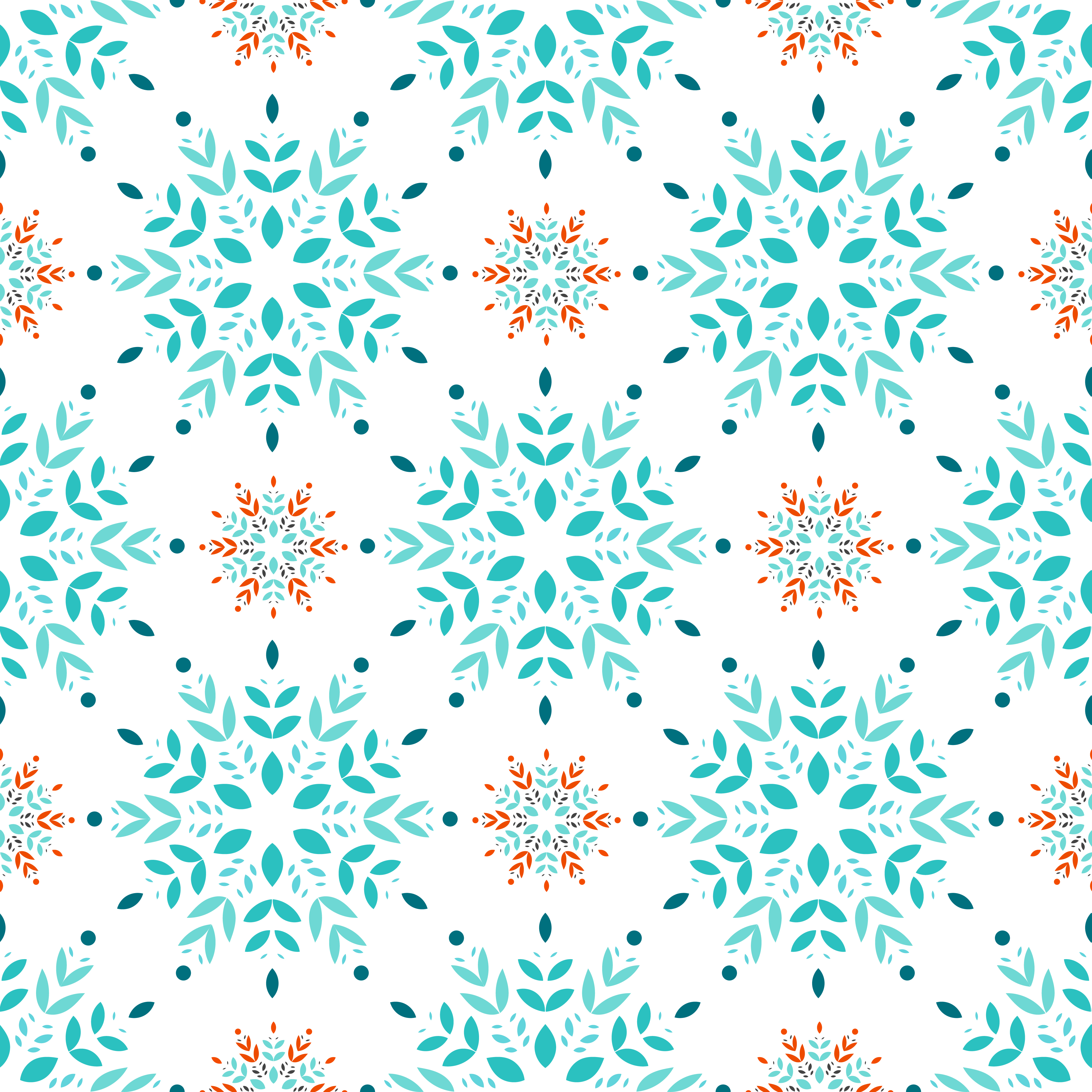 Snowflakes seamless pattern 343908 Vector Art at Vecteezy