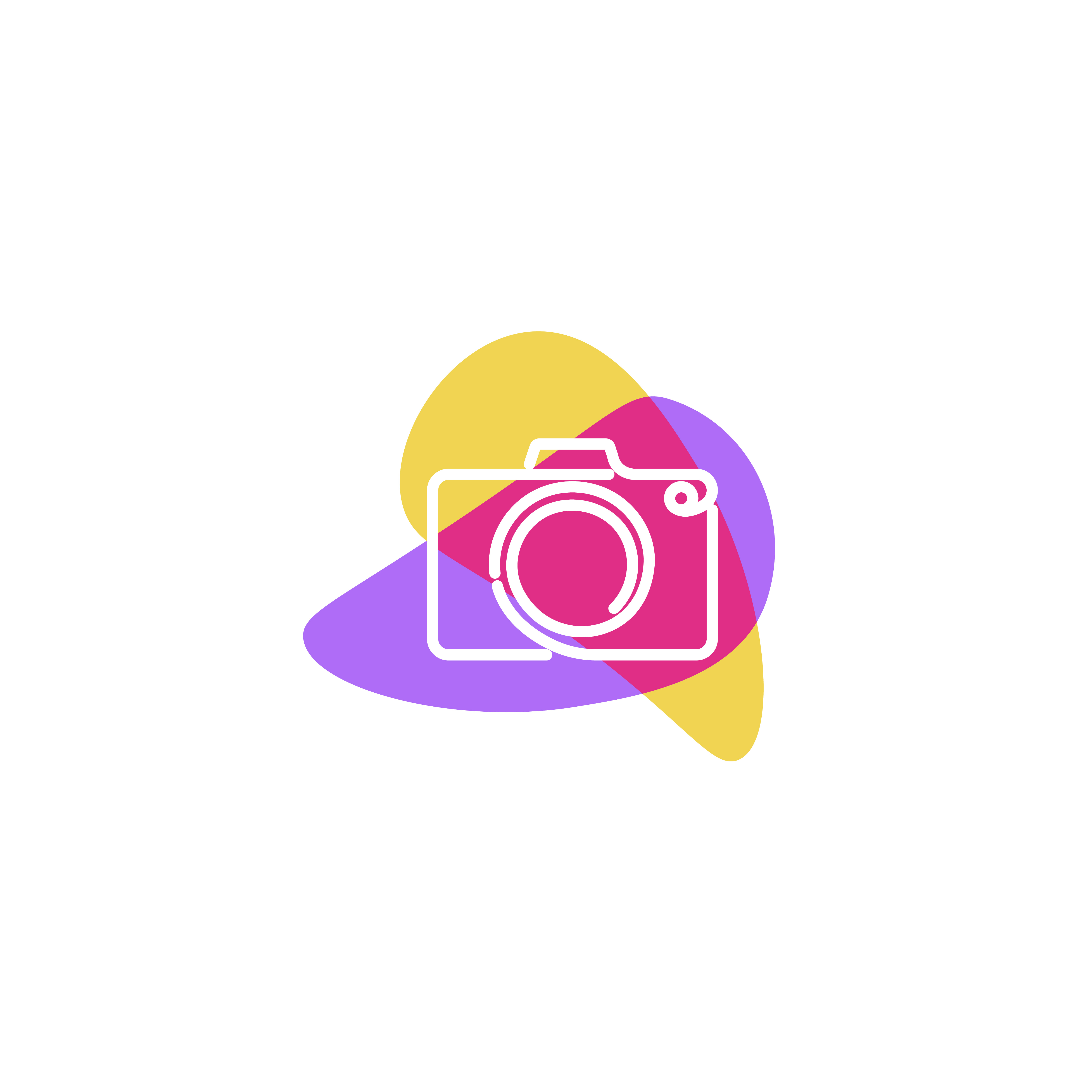 Creative logo with photo camera. Sign for the photographer. Black line with  yellow background flat modern logotype - Download Free Vectors, Clipart  Graphics & Vector Art