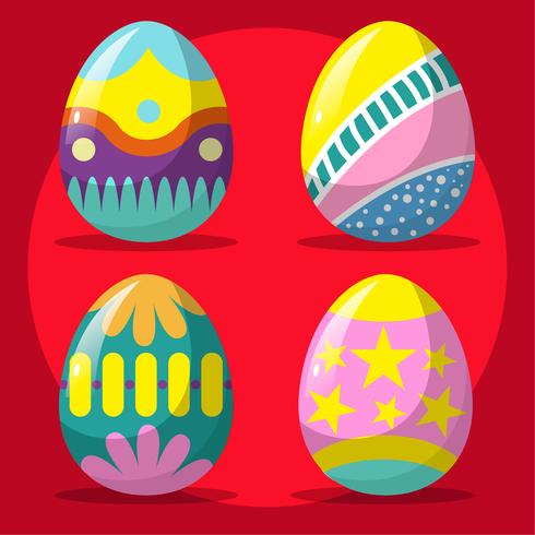 Huevos de Pascua vector