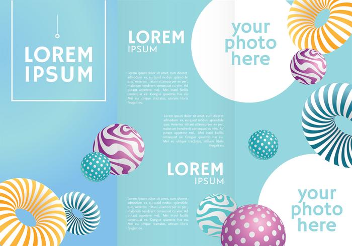 Trifold Brochure Template vector