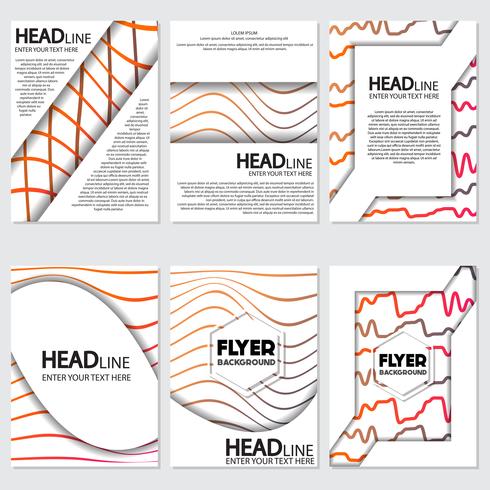 fresh background flyer style background Design Template vector